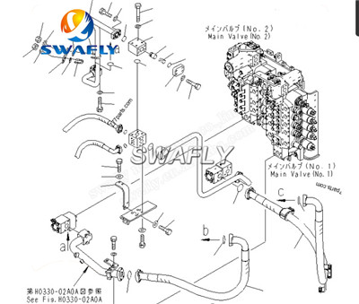 Komatsu PC1250-8 Регулюючий клапан в зборі 21N-60-41200